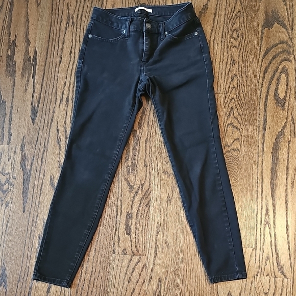LC Lauren Conrad Denim - LC Lauren Conrad Women's Midnight Black Skinny Jeans